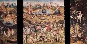 BOSCH, Hieronymus The garden of the desires, trip sign, oil on canvas